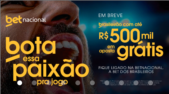 bônus Betnacional de apostas grátis