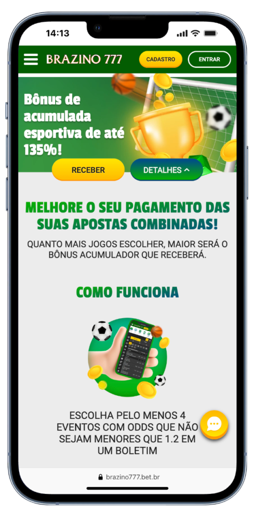 bônus Brazino777 Acumulador