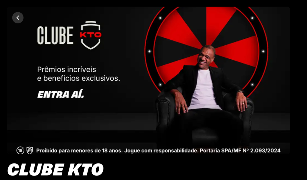 captura de tela da oferta Clube KTO