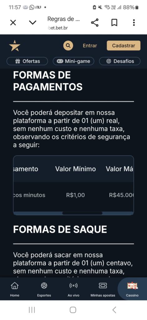 estrela bet - plataforma de 1 real