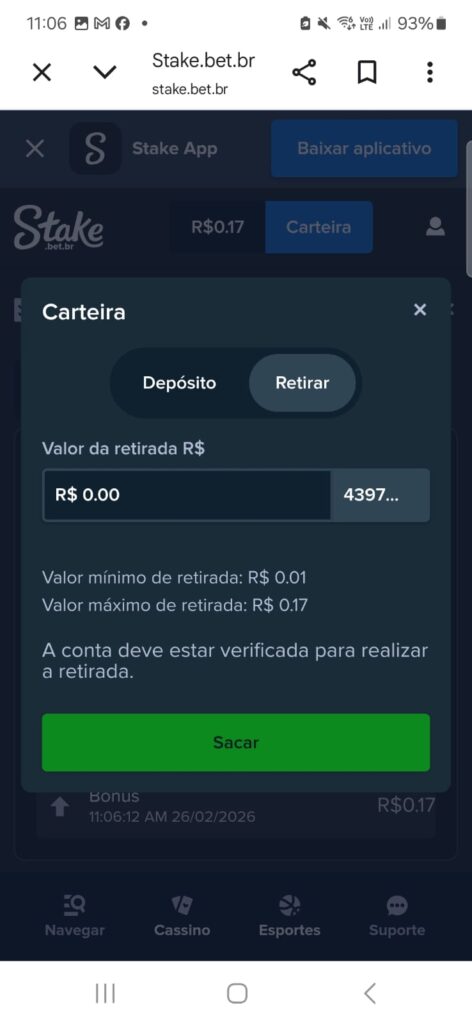 plataforma que não limita: Stake