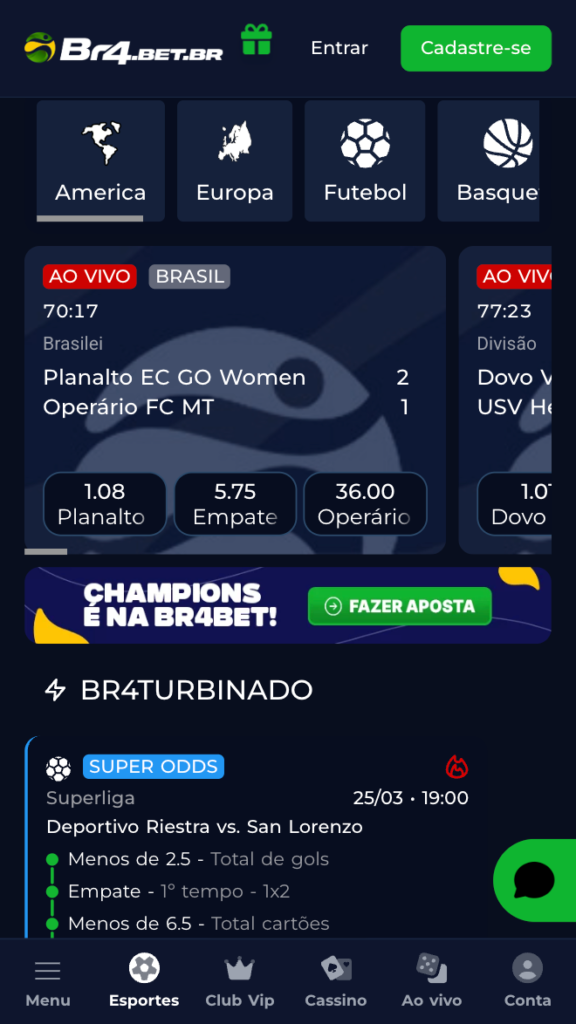 captura de tela do app br4bet