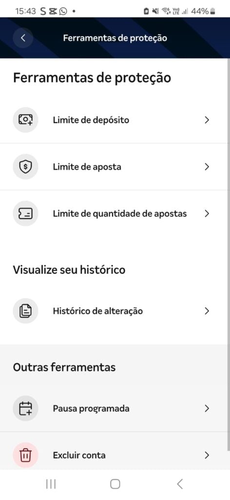 captura de tela do jogo responsável da Betnacional