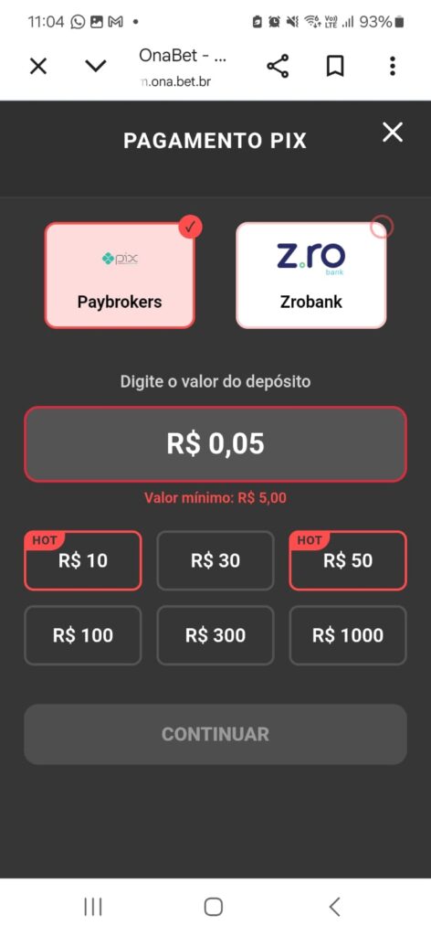 onabet: plataforma com depósito mínimo de 5 reais