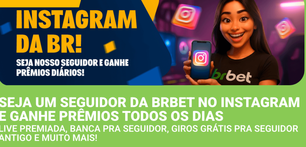 Siga a BRBet nas redes sociais e ganhe rodadas grátis