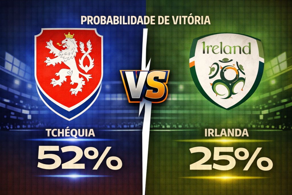 Confira os melhores palpites para Tchéquia x Irlanda. Estatísticas atualizadas, melhores odds e onde assistir.