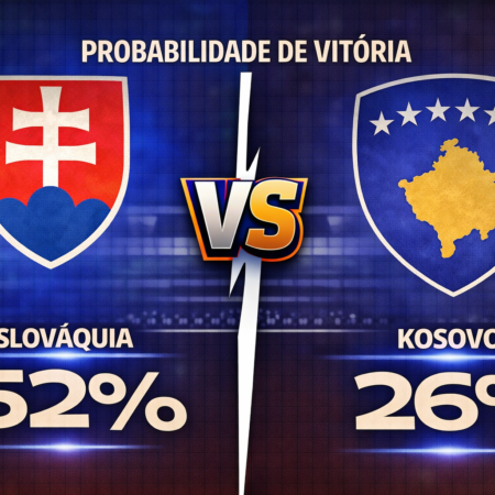 Palpites Eslováquia x Kosovo (26/03/2026): Repescagem Europeia – Copa do Mundo 2026