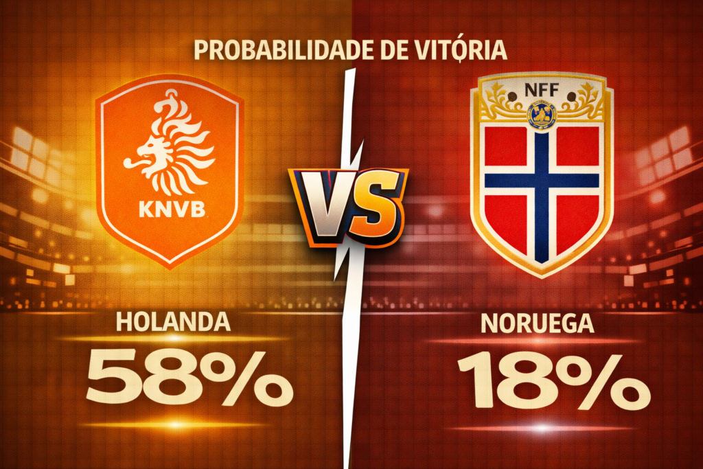 Confira os melhores palpites para Holanda x Noruega. Estatísticas atualizadas, melhores odds e onde assistir.