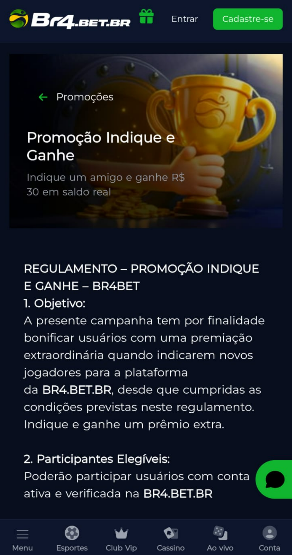 casa de aposta que paga por indicação: Br4bet