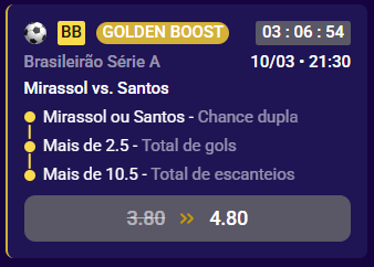 captura de tela de golden boost - odds aumentadas da Multibet