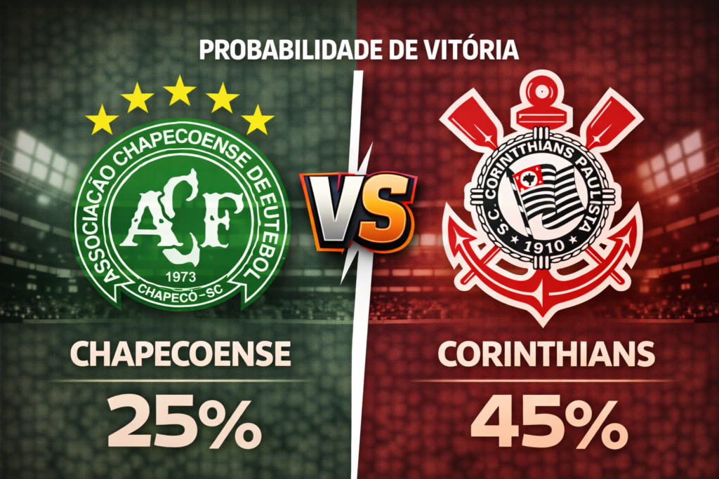 Confira os melhores palpites para Chapecoense x Corinthians. Estatísticas atualizadas, melhores odds e onde assistir.
