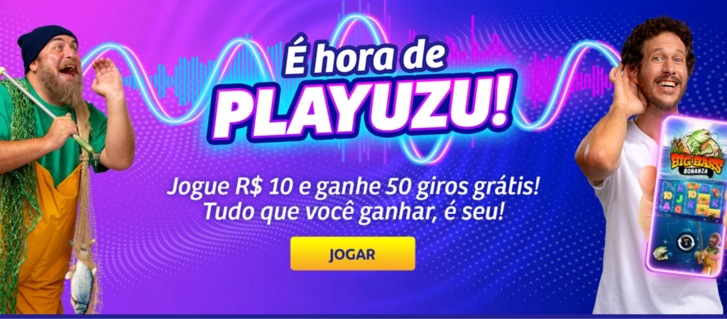 Jogue R$ 10 e Ganhe 50 Rodadas Grátis na PlayUZU