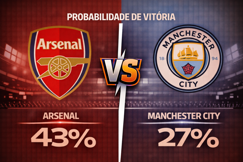Confira os melhores palpites para Arsenal x Manchester City. Estatísticas atualizadas, melhores odds e onde assistir.
