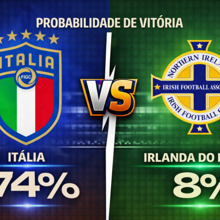 Palpites Itália x Irlanda do Norte (26/03/2026): Repescagem Europeia – Copa do Mundo 2026