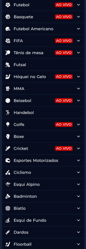 modalidades esportivas cobertas na Br4bet