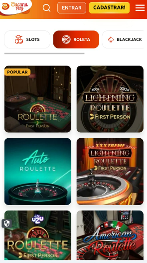 captura de tela dos jogos de cassino ao vivo para jogar com o Bacana Play bônus
