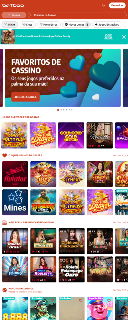 novo cassino online: BetBoo