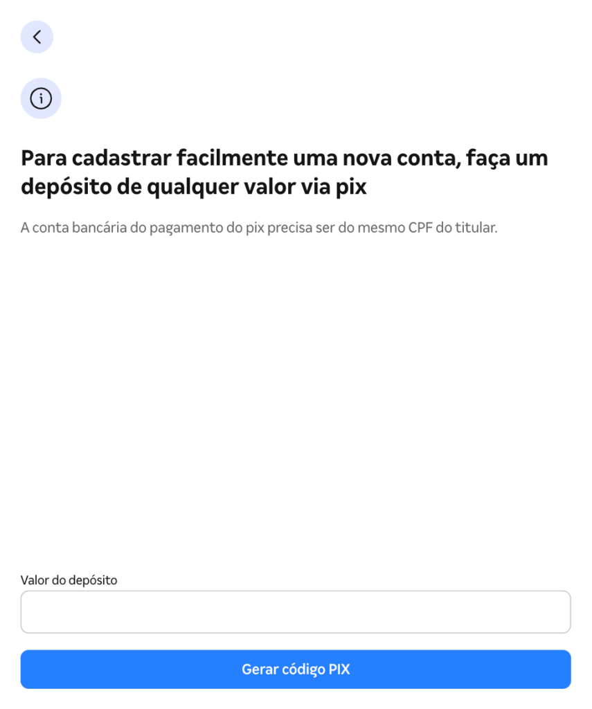 captura de tela de como depositar na Betnacional