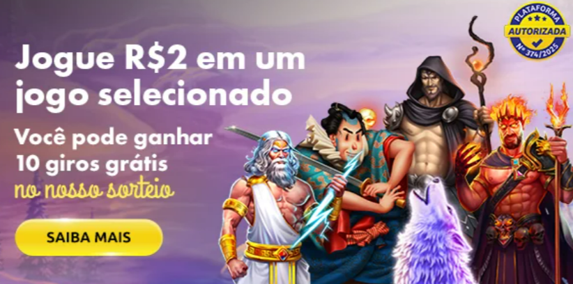 captura de tela da oferta de giros grátis Bacana Play bônus