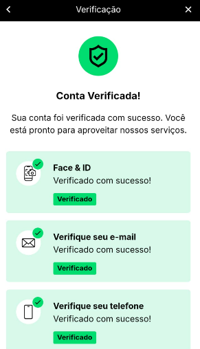 Verificação de identidade para sacar na KTO