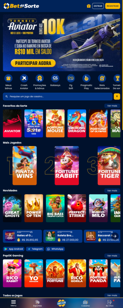 novo cassino online: Bet dá sorte