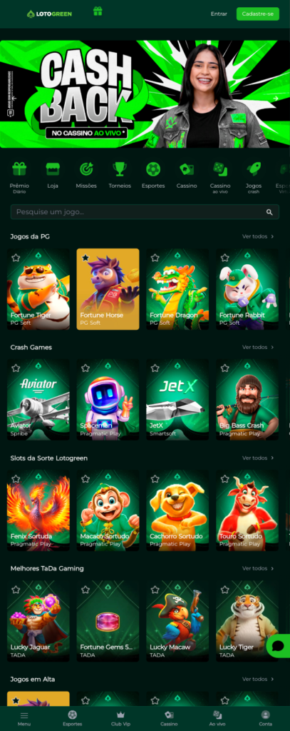 captura de tela do novo cassino online Lotogreen