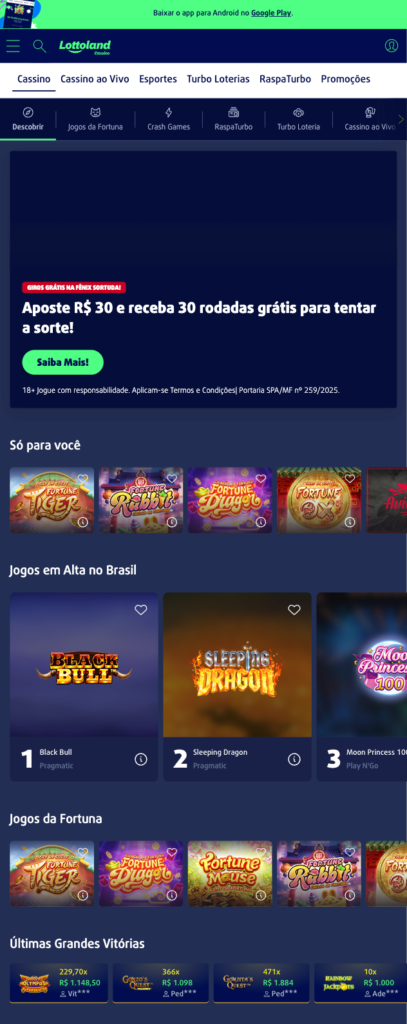 nova plataforma de cassino online: Lottoland