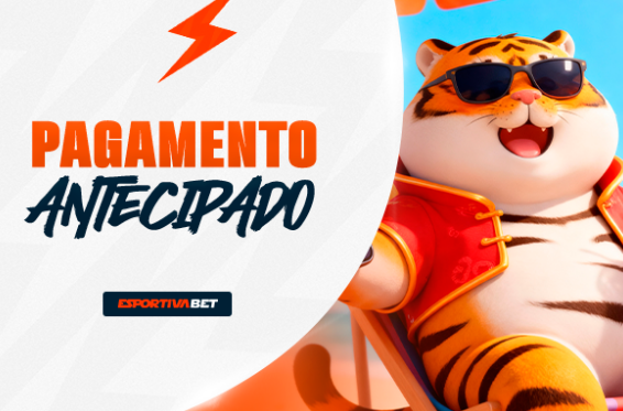 Promoção de pagamento antecipado na Esportiva Bet em maio de 2026.