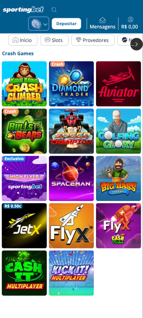 captura de tela dos crash games Sportingbet