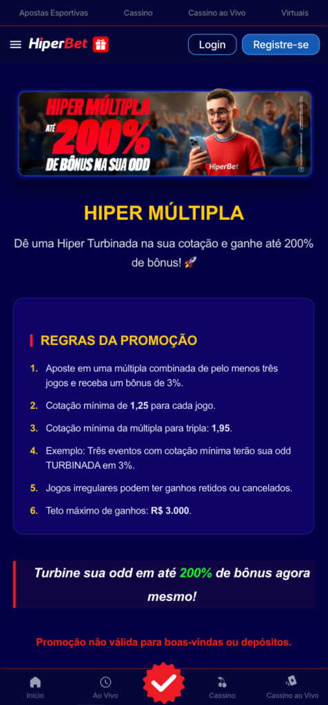 captura de tela da Hiper Multipla