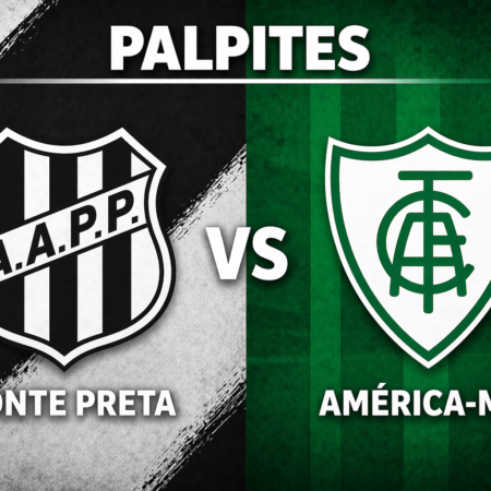 Palpites Ponte Preta x América-MG: Série B – 24/04