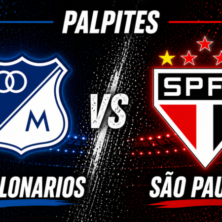 Palpites Millonarios x São Paulo: Copa Sul-Americana – 28/04