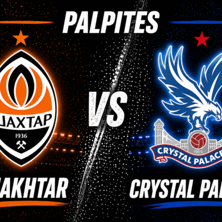 Palpites Shakhtar x Crystal Palace: Conference League 30/04
