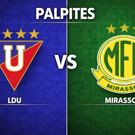 Palpites LDU x Mirassol – Copa Libertadores – 14/04
