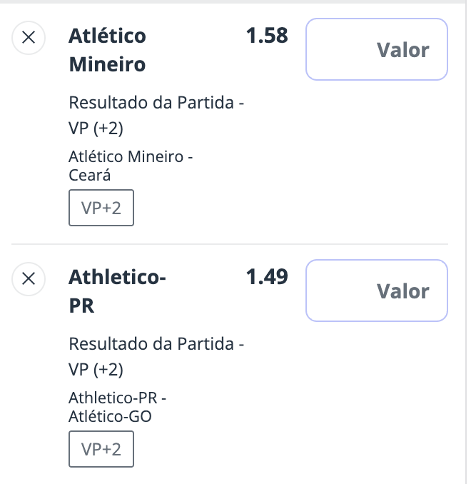 captura de tela do pagamento antecipado 2 gols na Sportingbet