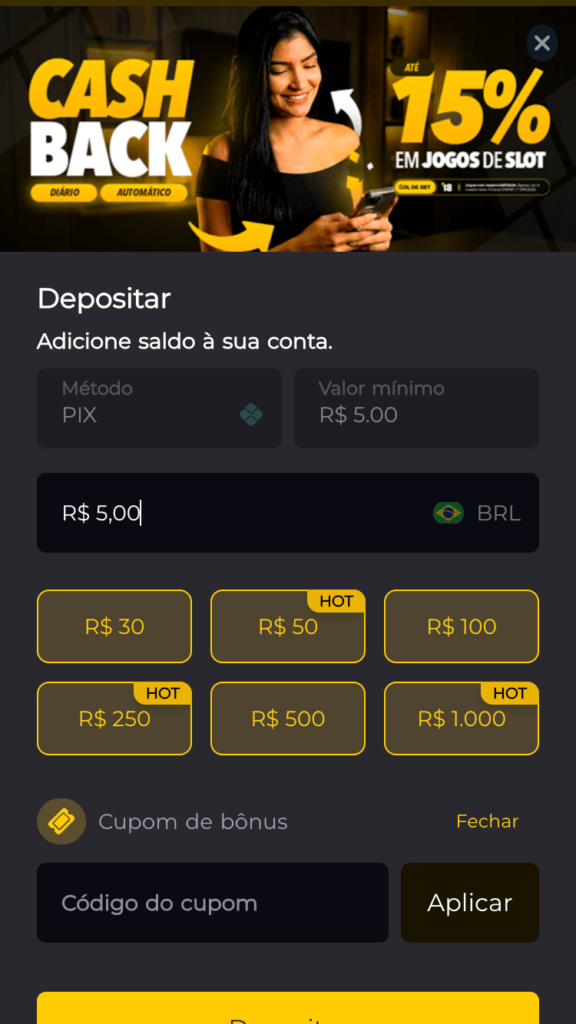 captura de tela da nova bet de 5 reais: Goldebet