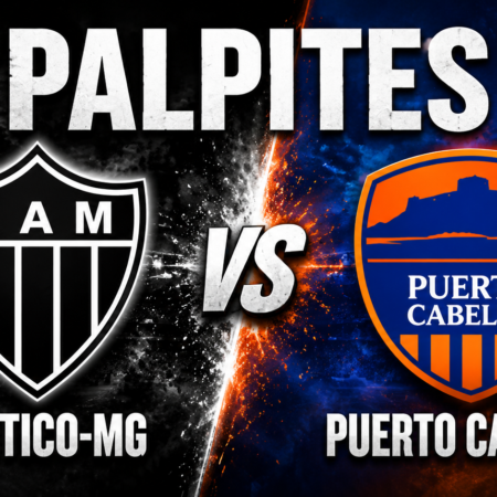 Atlético-MG x Puerto Cabello: palpites, odds e prognóstico — 27/05