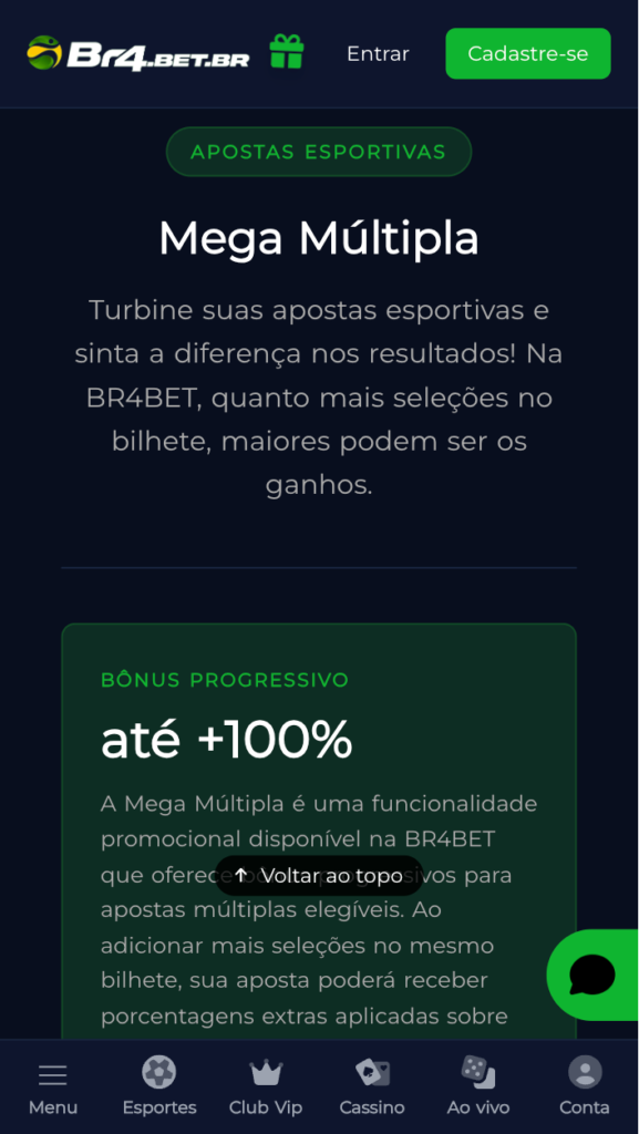 captura de tela do bônus mega múltipla br4bet