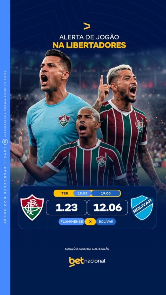 Superodds para Fluminense x Bolivar na Libertadores
