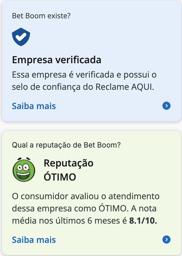 captura de tela da BetBoom no Reclame Aqui