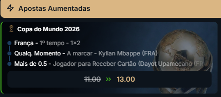 super odds para o jogo França x Iraque pela Copa do Mundo