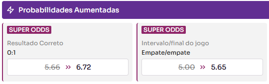 super odds para Senegal x Arábia Saudita