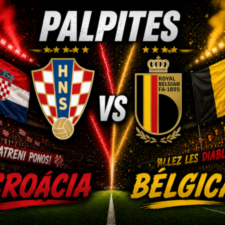 Palpite Croácia x Bélgica: palpites, escalações e onde assistir — Amistoso 02/06