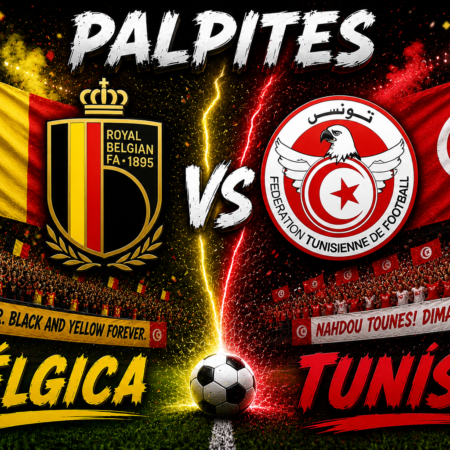 Bélgica x Tunísia palpite: análise, escalações e onde assistir (06/06)