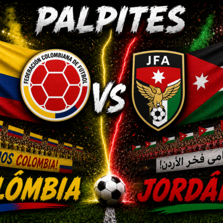 Colômbia x Jordânia palpite: análise, escalações e onde assistir — 07/06