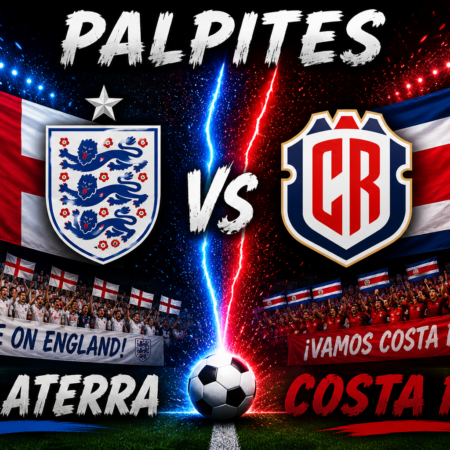 Inglaterra x Costa Rica palpite — Análise, escalações e Onde Assistir (10/06)