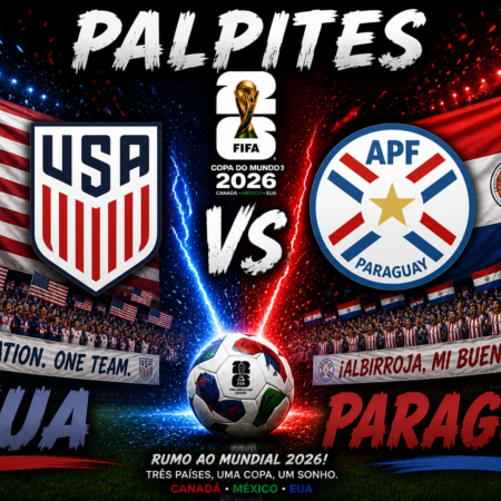 Palpite Estados Unidos x Paraguai: odds, escalações e onde assistir (12/06)