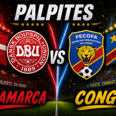 Palpite Dinamarca x RD Congo: palpite, análise e onde assistir – 03/06