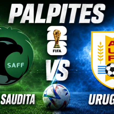 Palpite Arábia Saudita x Uruguai: odds, escalações e onde assistir — 15/06