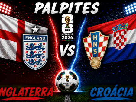 Inglaterra x Croácia: palpite, escalações e onde assistir — 17/06
